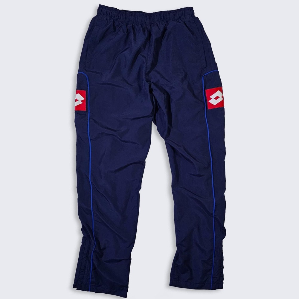Lotto Vintage 90s Italy Blue Windbreaker Track Pants